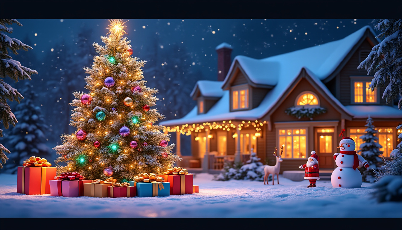 Décoration de Noël extérieur pour professionnel : réussir l'entrée de son établissement