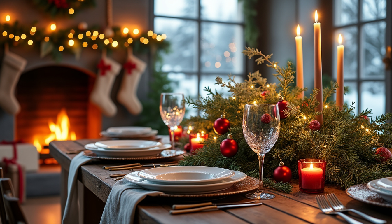 Repas de Noël chic et original : composer menu et table pour votre entreprise